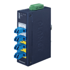 Switch Industrial Bypass de Fibra Optica Monomodo con Conector LC de 2 Canales Switch Industrial Bypass de Fibra Optica Monomodo con Conector LC de 2 Canales