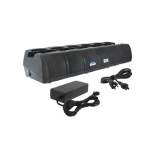 Multicargador de 6 cavidades para radios Icom IC-F3003, IC-4003 para baterías Ni-Mh  BP264 o genéricas.