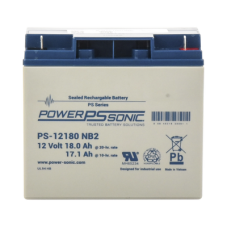 Batería 12V, 18AH, Para Respaldo, Tecnologías AGM/VRLA, Diseño De Vida Útil 5 Años, Terminales Tipo NB2, Listada UL, Libre De Mantenimiento