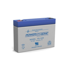 Batería 12V, 2.8AH, Para Respaldo, Tecnologías AGM/VRLA, 5 Años Vida Útil, Terminales F1, Reconocida UL 