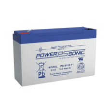 Batería 6V, 12AH, Para Respaldo, Tecnologías AGM/VRLA, 5 Años Vida Útil, Terminales F2, Reconocida UL