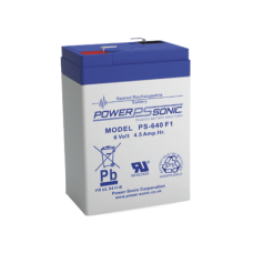 Batería 6V, 4.5AH, Para Respaldo, Tecnologías AGM/VRLA, 5 Años Vida Útil, Terminales F1, Reconocida UL