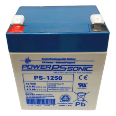 Batería 12V, 4.5AH, Para Respaldo, Tecnologías AGM/VRLA, 5 Años Vida Útil, Terminales F1, Reconocida UL 