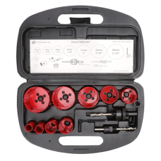 Juego de 13 Brocas Sierra Bimetálica con Adaptadores y Estuche. (3/4