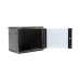 Gabinete PRECISION, Con Puerta de Cristal Templado, de 19in, 9UR, 450mm de Profundidad, Color Negro