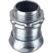 Conector de Compresión de Acero Galvanizado para Pared Delgada de 1/2 Conector de Compresión de Acero Galvanizado para Pared Delgada de 1/2