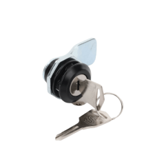 Cerradura con Paleta Metálica con 2 llaves para Gabinetes de Acero.