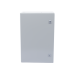 Gabinete de Acero IP66 Uso en Intemperie (400 x 600 x 250 mm) con Placa Trasera Interior Metálica y Compuerta Inferior Atornillable (Incluye Chapa y Llave T).