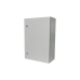 Gabinete de Acero IP66 Uso en Intemperie (500 x 700 x 250 mm) con Placa Trasera Interior Metálica y Compuerta Inferior Atornillable (Incluye Chapa y Llave T).