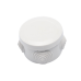 Caja Derivación-Conexión de Plástico Circular con 4 Glándulas de Goma (70 diámetro X 48 alto mm). Para Instalaciones Comerciales,  Residenciales e Industriales. Cerrado a Presión. 