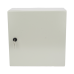 Gabinete de Acero IP66 Uso en Intemperie (400 x 400 x 200 mm) con Placa Trasera Interior de Metal y Compuerta Inferior Atornillable (Incluye Chapa y Llave PST407)