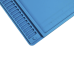 Tapete de silicona de 45 x 30 cm, resistente al calor con áreas magnéticas y de almacenamiento de componentes, ideal para la reparación de equipos y tarjetas electrónicas.