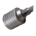 Broca Pasamuros SDS, Sacabocado para Concreto de 65mm con Extensión de 220mm