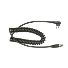 Cable para auricular HDS-EMB con atenuación de ruido para radios Motorola GP-300, SP-50, P-1225, PRO-3150, MAG ONE, DEP-450, EP-450, EP-350 y Hytera TC-500/ 518/ 600/ 610/ 620/ 700/ 1600/ 700EX.