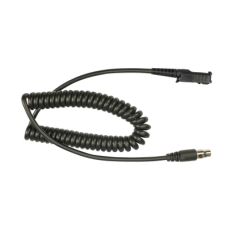 Cable resistente al fuego (UL-914), para auricular HDS-EMB con atenuación de ruido para radios Motorola MOTOTRBO™ SLIM DP2400, DP2600, XPR3300, XPR3500, DP3441.