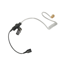 Auricular de tubo acústico transparente con cable de fibra tranzada con conector SNAP tipo MIRAGE. Requiere micrófono de solapa de 1 o 2 hilos de la Serie SNAP.