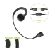 Auricular giratorio con gancho en forma de 