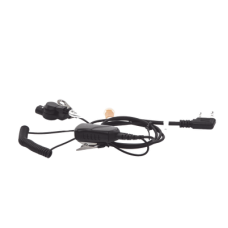 MICRÓFONO DE SOLAPA CON AUDÍFONO DISCRETO P/ KENWOOD Serie G/ 3230/ 2102G/ 2202L/ 2212L/ 2170/ 2360/ 2302/ 2312/ 2000/ 2402/ NX220/ NX240/ TKD240.