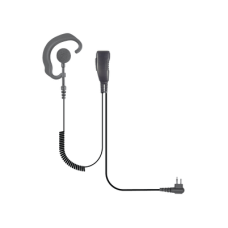 Lapel Microphone with soft earhook style earphone