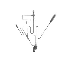 MICRÓFONO - AUDÍFONO DE SOLAPA DE 3 CABLES P/ HYT PD-702/ PD-706/ PD-782/ PD-785/ PD-786/ PT-580.