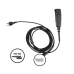 Cable para Micrófono audífono SNAP intercambiable con conector para Radios Icom IC-F3216/4261DS/DT, IC-F52D/62D, IC-F3400/4400DS/DT