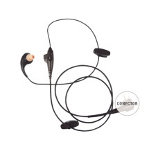 MICRÓFONO DE SOLAPA CON AUDÍFONO DISCRETO P/ RADIOS ICOM IC-F50/ 60/ 3161/ 4161/ 30G/ 30GS/ 30GT/ 40GT/ 40GS/ 40G.