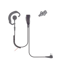 Micrófono de solapa de gancho suave para radios ICOM ICF-3/ ICF-4/ ICF-3S/ ICF4S/ IC-H2/ IC-H6