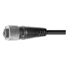 Conector M12 Hembra Recto / 4 Pines / 3 Hilos / Longitud Cable 2 Metros / IP67 Resistente a Polvo y Agua