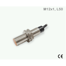 Sensor Inductivo de Proximidad Cilíndrico / M12 / NPN N.O. / Cable 3 Hilos 2 Metros / Distancia Detección 2 mm / IP67 / −25...+70°C / Protección Cortocircuito y Polaridad Inversa Sensor Inductivo de Proximidad Cilíndrico / M12 / NPN N.O. / Cable 3 Hilos 2 Metros / Distancia Detección 2 mm / IP67 / −25...+70°C / Protección Cortocircuito y Polaridad Inversa