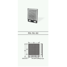 Reflector Industrial para Sensores Fotoeléctricos / Modelo PB-FG-02 / Dimensiones 50×62 mm / Accesorio Especializado