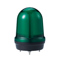 LED con patrones fijo/intermitente, estroboscópico y simulación rotatorio, Color Verde de 110-240 VCA LED con patrones fijo/intermitente, estroboscópico y simulación rotatorio, Color Verde de 110-240 VCA
