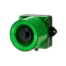 Combinacion de baliza LED color Verde y sirena electrónica de 31 tonos resistente a la intemperie de volumen máx. 123 dB a 12-24 VCD Combinacion de baliza LED color Verde y sirena electrónica de 31 tonos resistente a la intemperie de volumen máx. 123 dB a 12-24 VCD