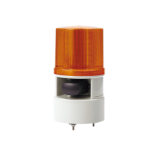  Luces de advertencia color Ámbar con sirena incorporada con 5 tonos máx. 105 dB en 110 VCA