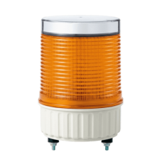 Luz LED destellante IP65, recargable solar en color Ámbar