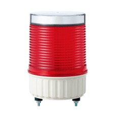 Luz LED destellante IP65, recargable solar en color Rojo