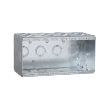 Caja Multigang de 4 Gangs/ Profundidad de 3-1/2 Pulgadas (8.89 cm)/ 24 Entradas de 1/2 - 3/4 Pulgadas (1.27 - 1.91 cm)