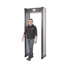 Arco Detector de Metales de 18 Zonas con Anclaje para Fijarse al Piso. Incluye Sensor IR para evitar falsas Alarmas / Certificado por la Administración Federal de Aviación de EE. UU. (FAA)