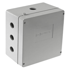 Caja de Unión de Aluminio con 3 salidas de 3/4