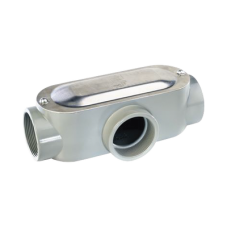 Caja oval roscada tipo T de 2 Caja oval roscada tipo T de 2