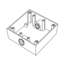 Caja Cuadra de 3/4 Caja Cuadra de 3/4