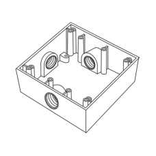 Caja Cuadrada de 3/4