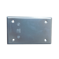 Tapa Ciega Rectangular / 4 Diámetros.