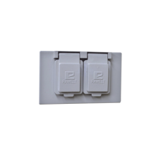 Tapa Dúplex Horizontal con Contratapa / Auto-cierre de aluminio Tipo RR / Placa Intemperie