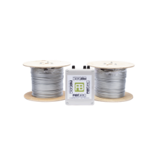 Kit de Cable Sensor Perimetral para Cerca Ciclonicas IRONCLAD / 610 METROS DE PROTECCION / 2 ZONAS; 305 METROS POR ZONA / Sin Falsas Alarmas por Viento / TODO Incluido/ TARJETA LPU400/ Calibración por Software