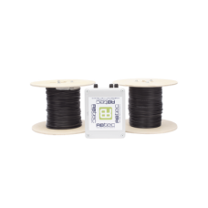 MICALERT Cable Sensor para Paredes, Rejas Rigidas o barandales / 2 zonas de 305 metros / 610 Metros de Protección Total/Tarjeta LPU400/Calibración via software