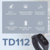 Reloj Buscador TD112 IPX7 / Resistente al Agua / Pantalla OLED / 180mAh / 48 Horas Standby / 80-100m Distancia de Recepción / Compatible con 50 Botones TD009 y T114 / 7 Idiomas / Almacenamiento de 10 Mensajes