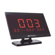 Pantalla receptora inalambrica para sistema de llamada de asistencia