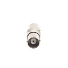 Adaptador Tipo Barril para 50 Ohm de Conectores BNC Hembra a BNC Hembra, Niquel/Oro/Polipropileno.