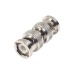 Adaptador tipo Barril para 75 Ohm, de Conector BNC Macho a BNC Macho, Niquel/ Oro/ Teflón.