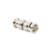 Adaptador tipo Barril para 75 Ohm, de Conector BNC Macho a BNC Macho, Niquel/ Oro/ Teflón.